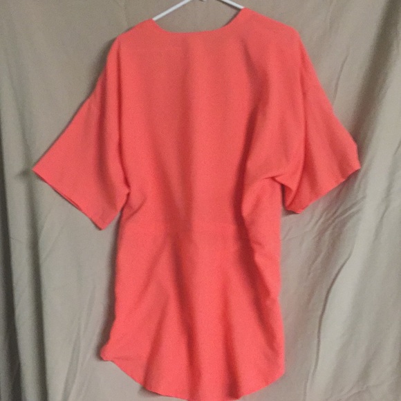 Stunning Vintage 2 Piece Peach Polyester Suit - Picture 7 of 12